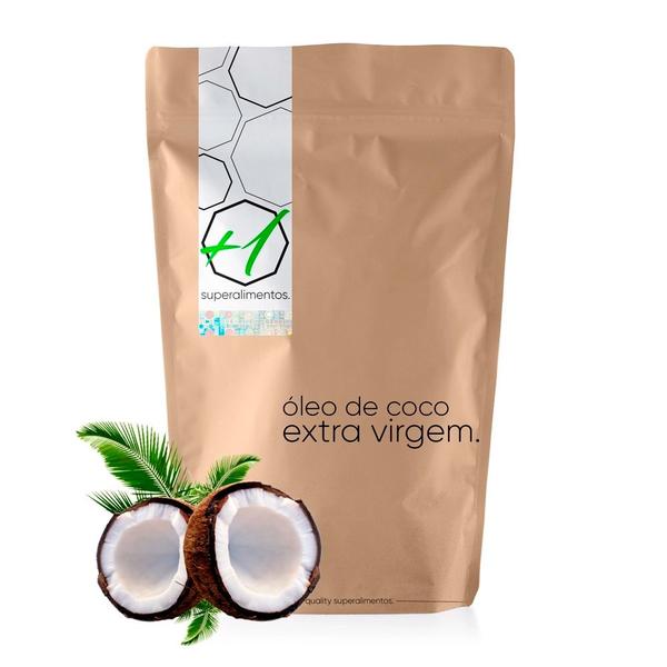 Imagem de Óleo De Coco Extra Virgem Premium 1 Litro +1 Superalimentos