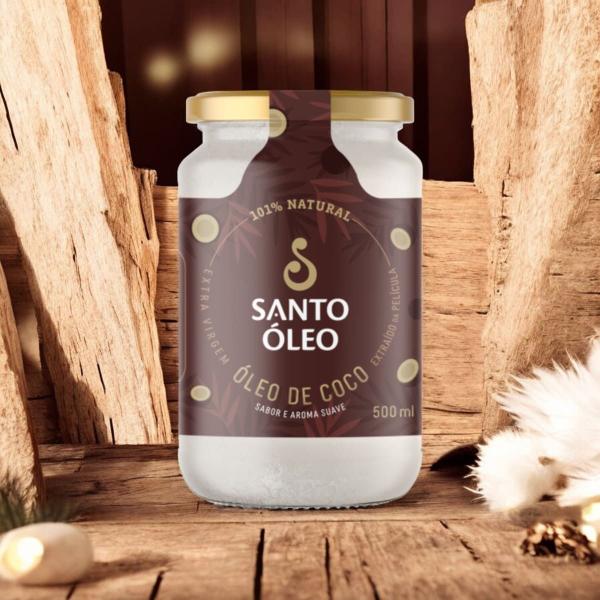 Imagem de Óleo De Coco Extravirgem 3 X 500ml Santo Óleo