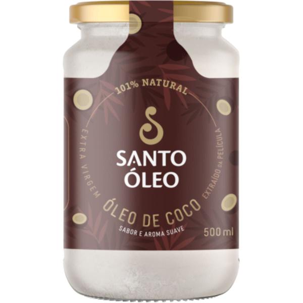 Imagem de Óleo De Coco Extravirgem 500ml Santo Óleo