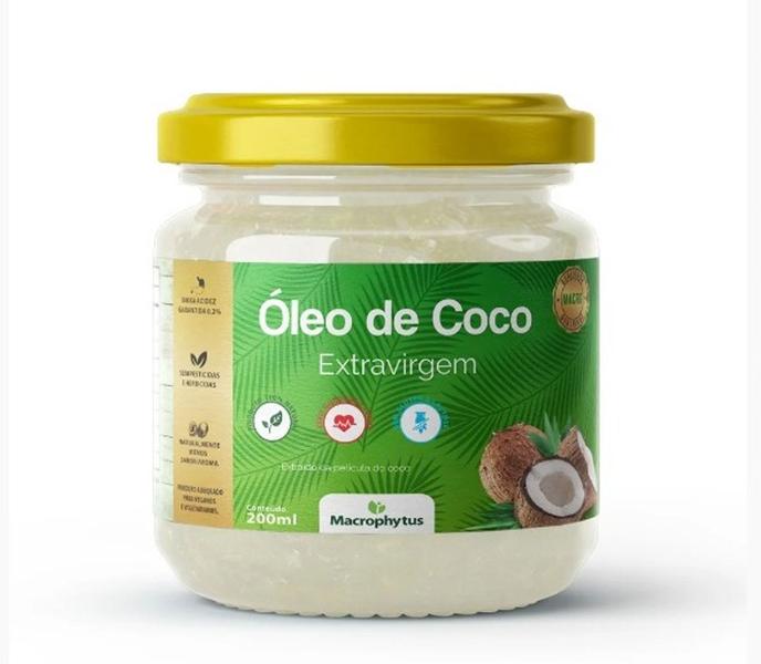 Óleo de coco Extravirgem -Extraído da Película do coco 500ml - Macrophyus - macrophytus Imagem de Óleo de coco Extravirgem -Extraído da Película do coco 500ml - Macrophyus
