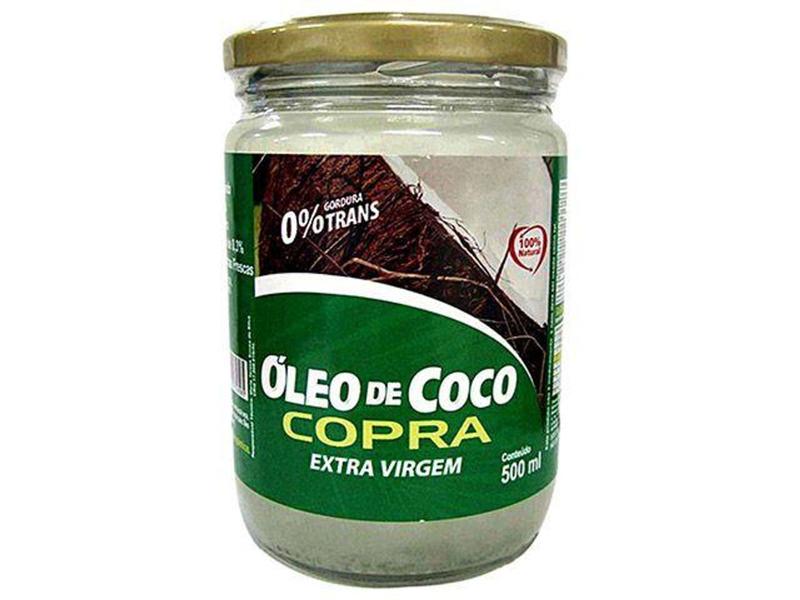 Imagem de Óleo de Coco Líquido 500ml Copra - Estimula o Metabolismo p/ Redução de Gordura