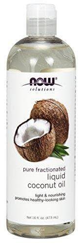 Óleo de coco NOW Solutions Liquid 473ml promove pele e cabelo Imagem de Óleo de coco NOW Solutions Liquid 473ml promove pele e cabelo