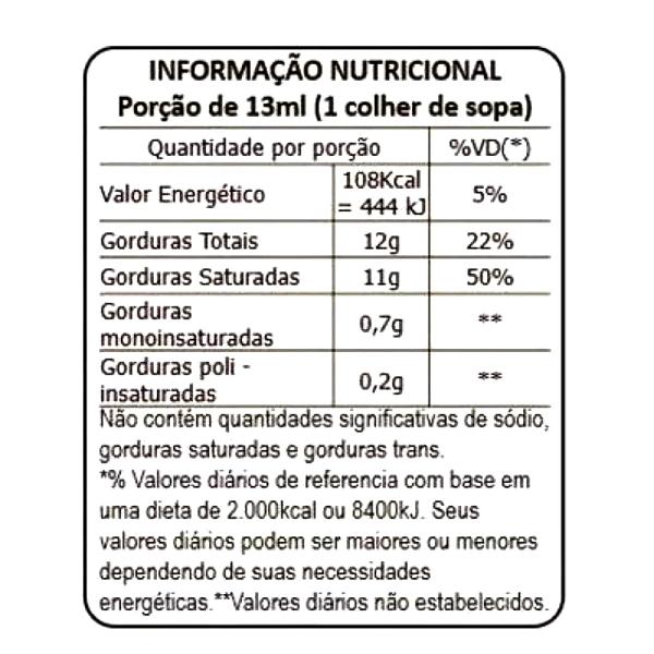 Imagem de Óleo de Coco Santo Óleo Extra Virgem Polpa100ml