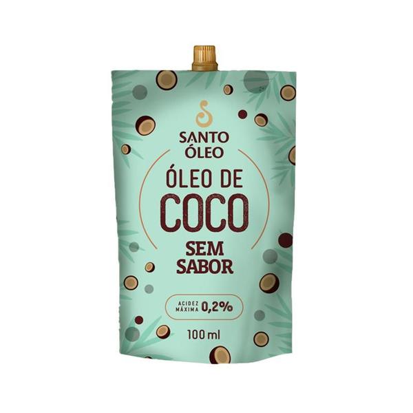 Imagem de Óleo de Coco Sem Sabor 100ml Pouch - Santo Óleo