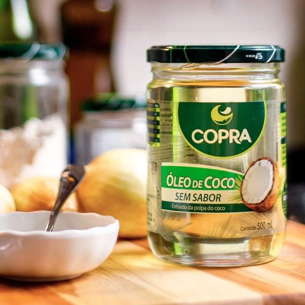 Imagem de Óleo de Coco sem Sabor/Cheiro 500ml Vidro Copra