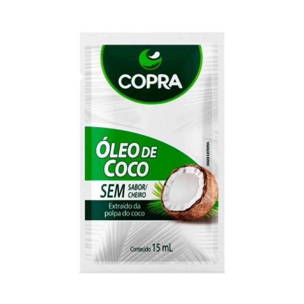 Imagem de Óleo De Coco Vegetal Sem Sabor/Cheiro Copra Sachê 15Ml