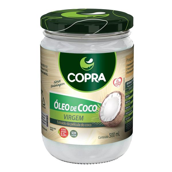 Óleo De Coco Virgem 500Ml - Copra - Copra alimentos Imagem de Óleo De Coco Virgem 500Ml - Copra