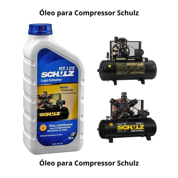 Imagem de Óleo De Compressor Schulz Mslub Isovg100 1 Litro