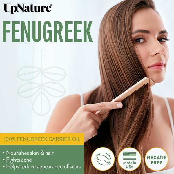 Imagem de Óleo de feno-grego 60 ml 100% natural e puro para cabelo, pele e dieta