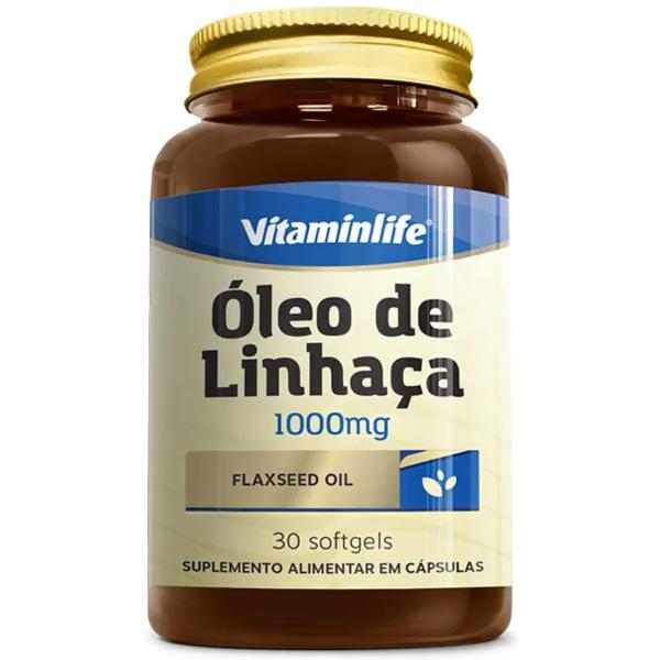 Imagem de Óleo de Linhaça 1000mg 30 Cápsulas VitaminLife