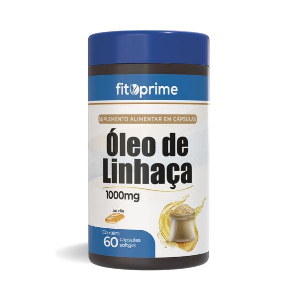 Imagem de Óleo de Linhaça 1000mg Com 60 Cápsulas Fitoprime