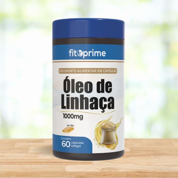 Imagem de Óleo de Linhaça 1000mg Com 60 Cápsulas Fitoprime