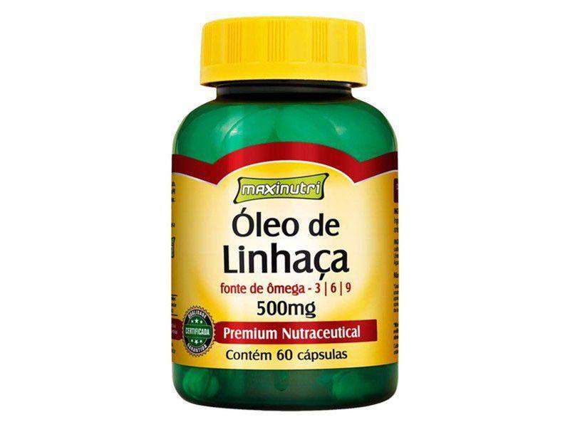 Imagem de Óleo de Linhaça 500mg 60 Cápsulas - Maxinutri