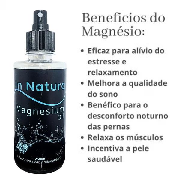 Óleo de magnésio spray com 250ml - VEMER Imagem de Óleo de magnésio spray com 250ml