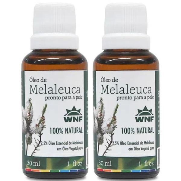 Imagem de Óleo De Melaleuca Pronto Para O Uso 30ml - Wnf - P/ Dermatite Micose - 2 Unidades