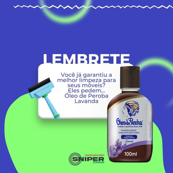 Imagem de Óleo de Peroba King 100ml Conserva Limpa e Renova Madeiras Lavanda ou Tradicional