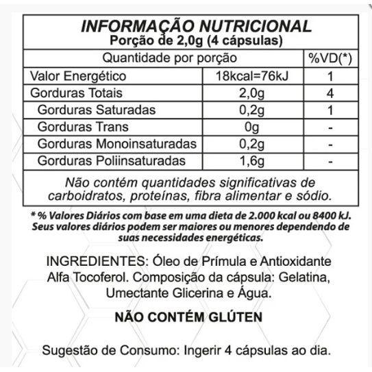 Imagem de Óleo de Prímula 500mg - 60 CAP - Duom