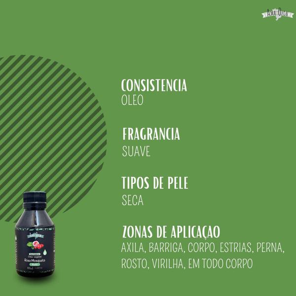 Imagem de Óleo De Rosa Rubiginosa Clareador de Manchas e Estrias 100% Natural Prensado A Frio 100ml