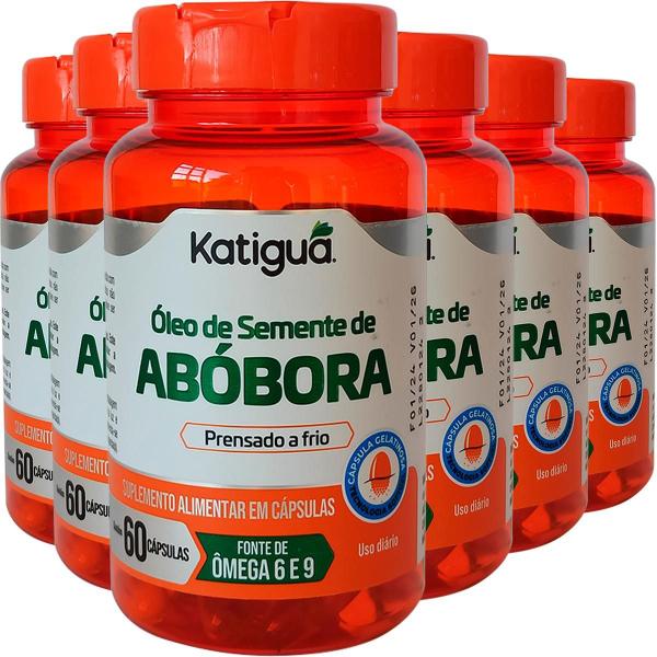 Imagem de Óleo De Semente De Abóbora 1000mg 6 X 60 Cáps - Katiguá