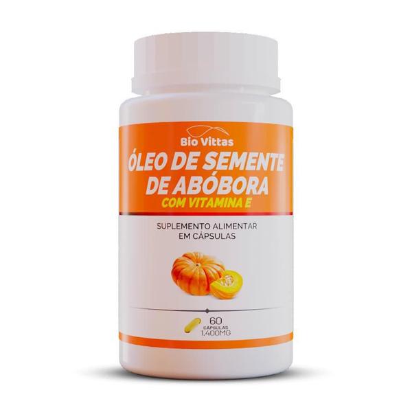 Imagem de Óleo de Semente de Abóbora com vitamina E - Capsulas 1400mg - Bio vittas