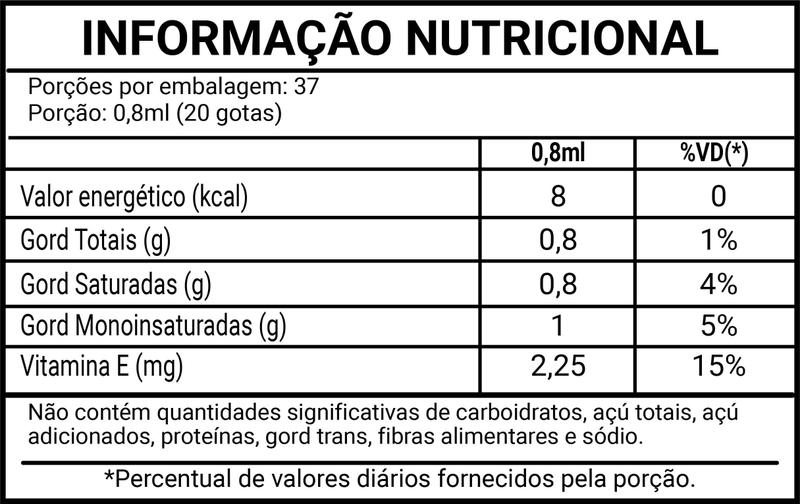 Imagem de Óleo De Semente De Abóbora Em Gotas 6 X 30ml Flora Nativa