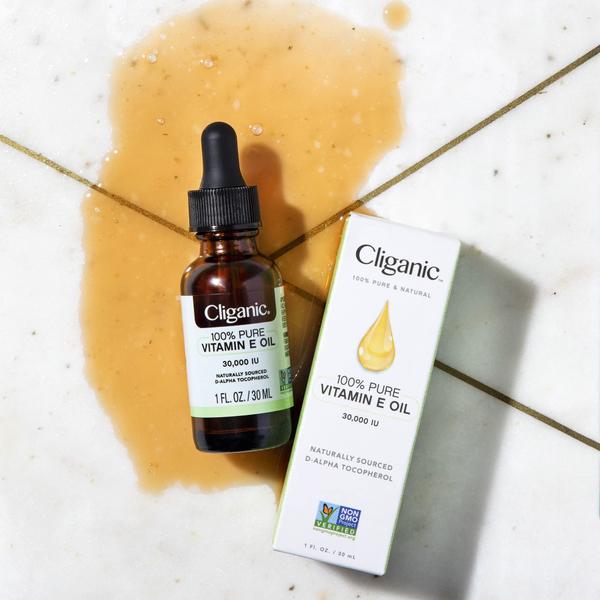 Imagem de Óleo de vitamina E Cliganic 30.000 UI para pele, cabelo e rosto 30mL