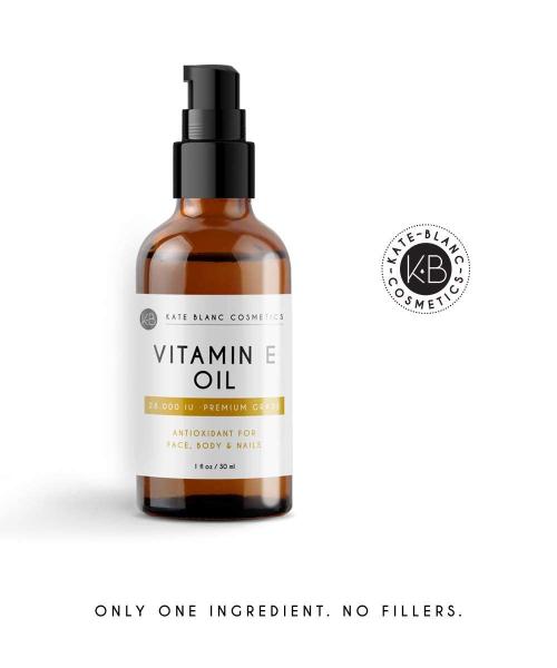 Imagem de Óleo de vitamina E Kate Blanc Cosméticos para pele e rosto 30mL