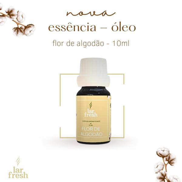 Imagem de Óleo Essencia Aromatizante Flor Algodao 10ml - Lar Fresh