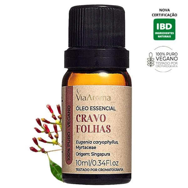 Imagem de Oleo essencial 10ml cravo folhas via aroma