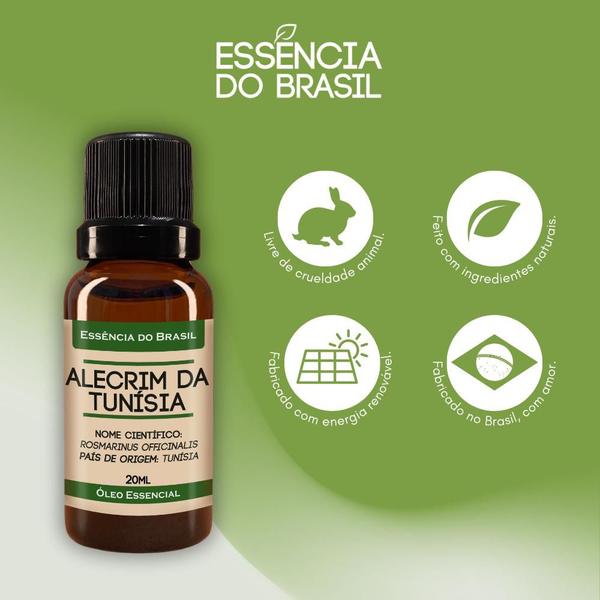 Imagem de Óleo Essencial Alecrim da Tunísia 20ml Orgânico Natural Puro