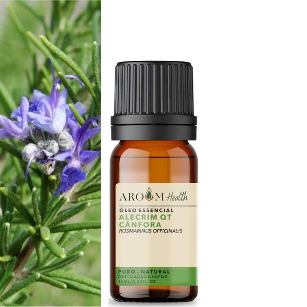 Óleo Essencial Alecrim Qt Cânfora puro - 10 ML Aroom Health Imagem de Óleo Essencial Alecrim Qt Cânfora puro - 10 ML Aroom Health