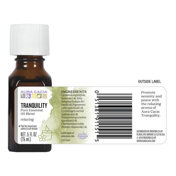 Imagem de Óleo Essencial Aura Cacia Tranquility 15mL 100% puro