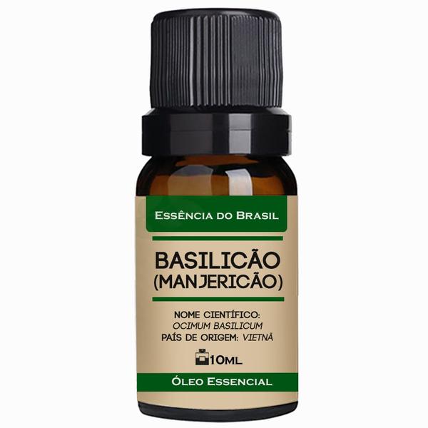 Imagem de Óleo Essencial Basilicão (Manjericão) 10ml - Puro e Natural