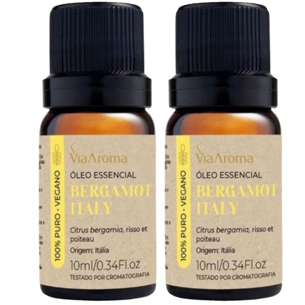 Imagem de Óleo Essencial Bergamot Italy 10 Ml - Bergamota - Via Aroma 2 Unidades