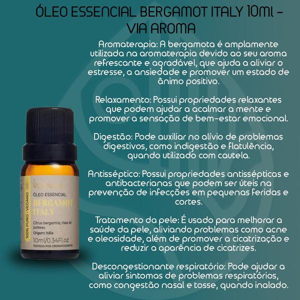 Imagem de Óleo Essencial Bergamot Italy 10ml - Via Aroma