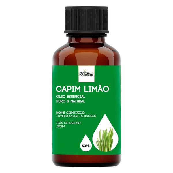 Imagem de Óleo Essencial Capim Limão 60ml - Puro E Natural