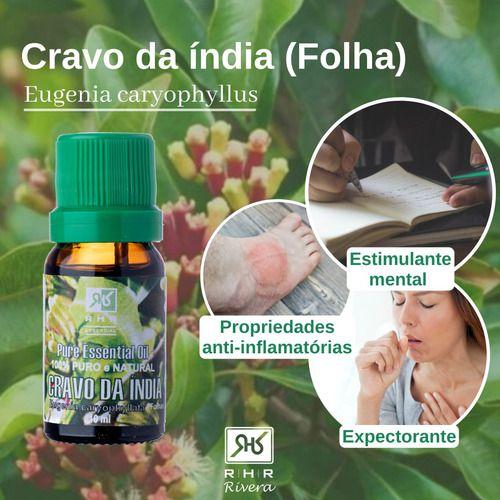 Imagem de Óleo Essencial Cravo Da Índia Folhas 10ml - 100% Puro