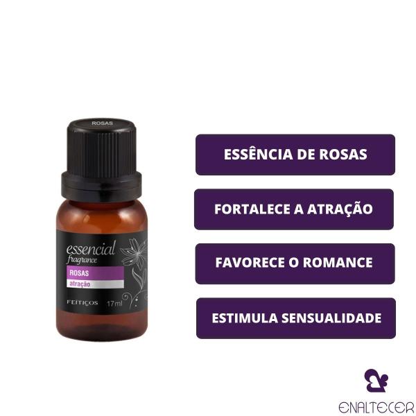 Imagem de Óleo Essencial de Ambiente Rosas Atração Sensualidade 17ml