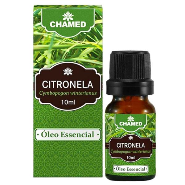 Imagem de Óleo Essencial de Citronela 10ml 100% Puro Chamed  / Chamel