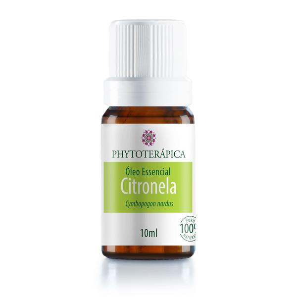 Imagem de Óleo Essencial de Citronela (Orgânico) - 10ml 100% Puro Phytoterápica