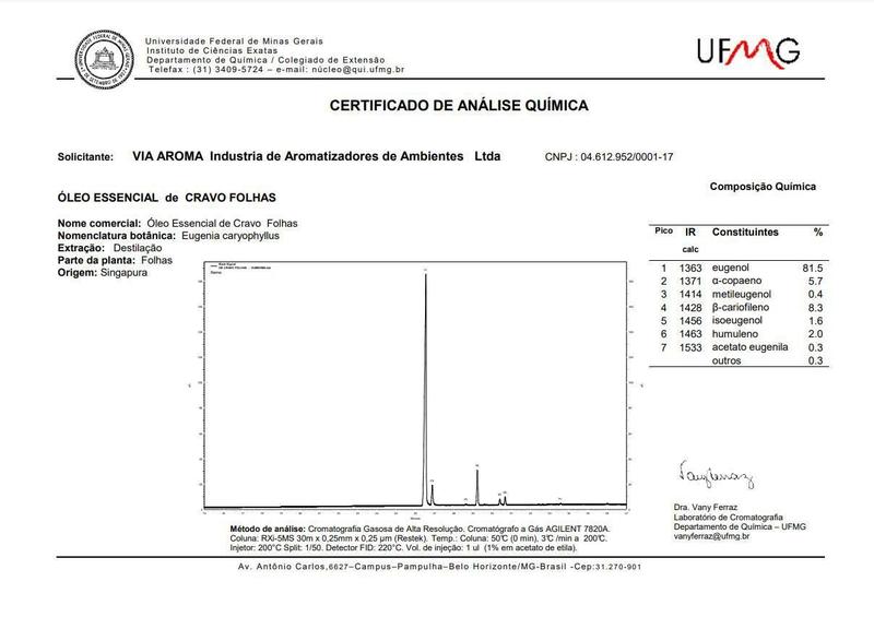 Imagem de Oleo Essencial de Cravo Folhas Via Aroma 10ml