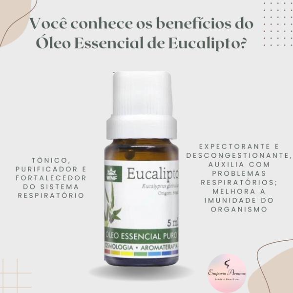 Imagem de Óleo Essencial de Eucalipto Globulos 5ml WNF 100% Puro