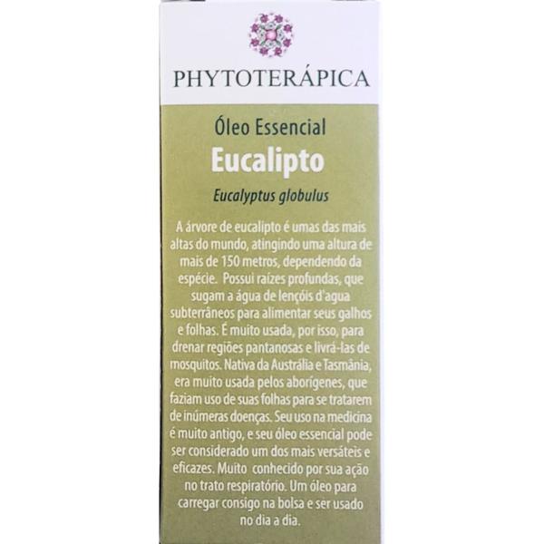 Imagem de Óleo Essencial De Eucalipto Puro Repelente Natural De Insetos 10ml Phytoterápica