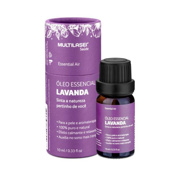 Imagem de Óleo Essencial de Lavanda Antistress para Pele e Aromaterapia Multilaser - HC122