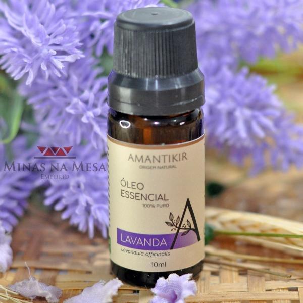 Imagem de Óleo Essencial De Lavanda Francesa 10ml Puro Amantikir 3uni