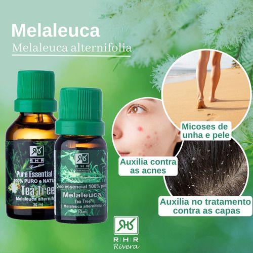 Imagem de Óleo Essencial De Melaleuca Para Queda De Cabelo 10ml