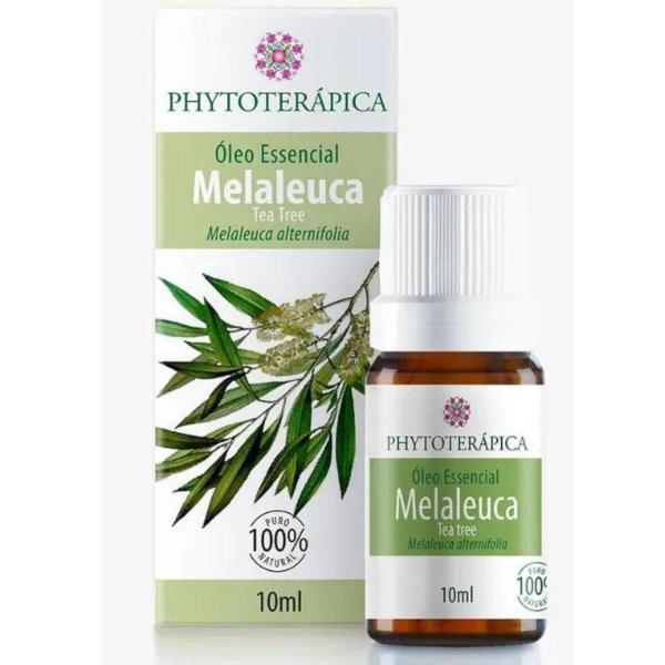 Imagem de Óleo Essencial de Melaleuca Puro 10ml - Phytoterápica - Ajuda Dermatite Irritação Pele Micose