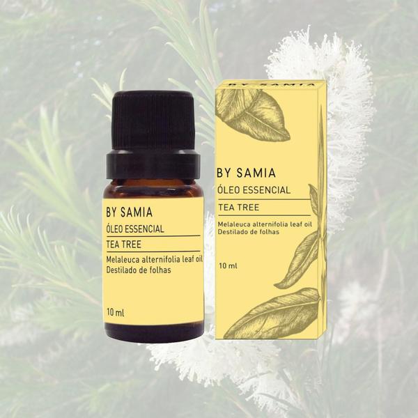 Imagem de Óleo Essencial De Melaleuca Tea Tree By Samia Para Aromaterapia Puro Vegano 10 Ml