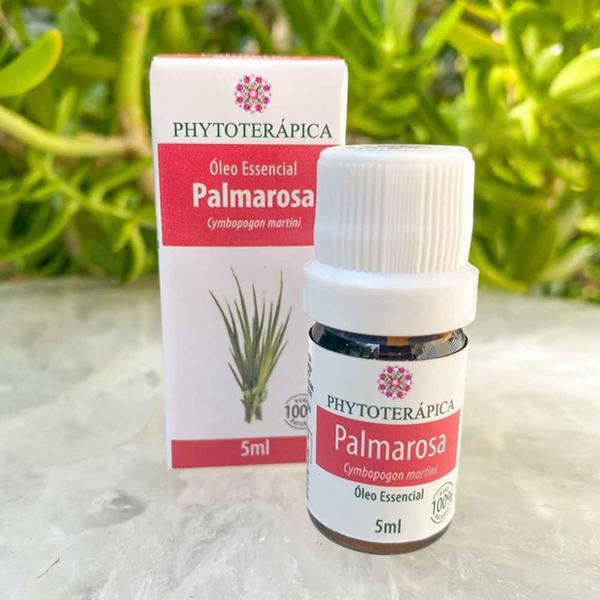 Imagem de Óleo Essencial de Palmarosa 5ml - Suporte Calmante Relaxante Regeneração e elasticidade da pele