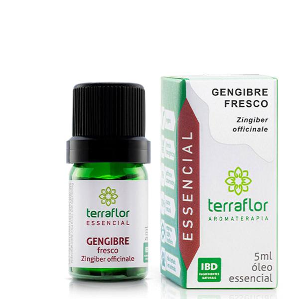 Óleo Essencial Gengibre Fresco Terra Flor 5ml - Terra Flor Aromaterapia Imagem de Óleo Essencial Gengibre Fresco Terra Flor 5ml
